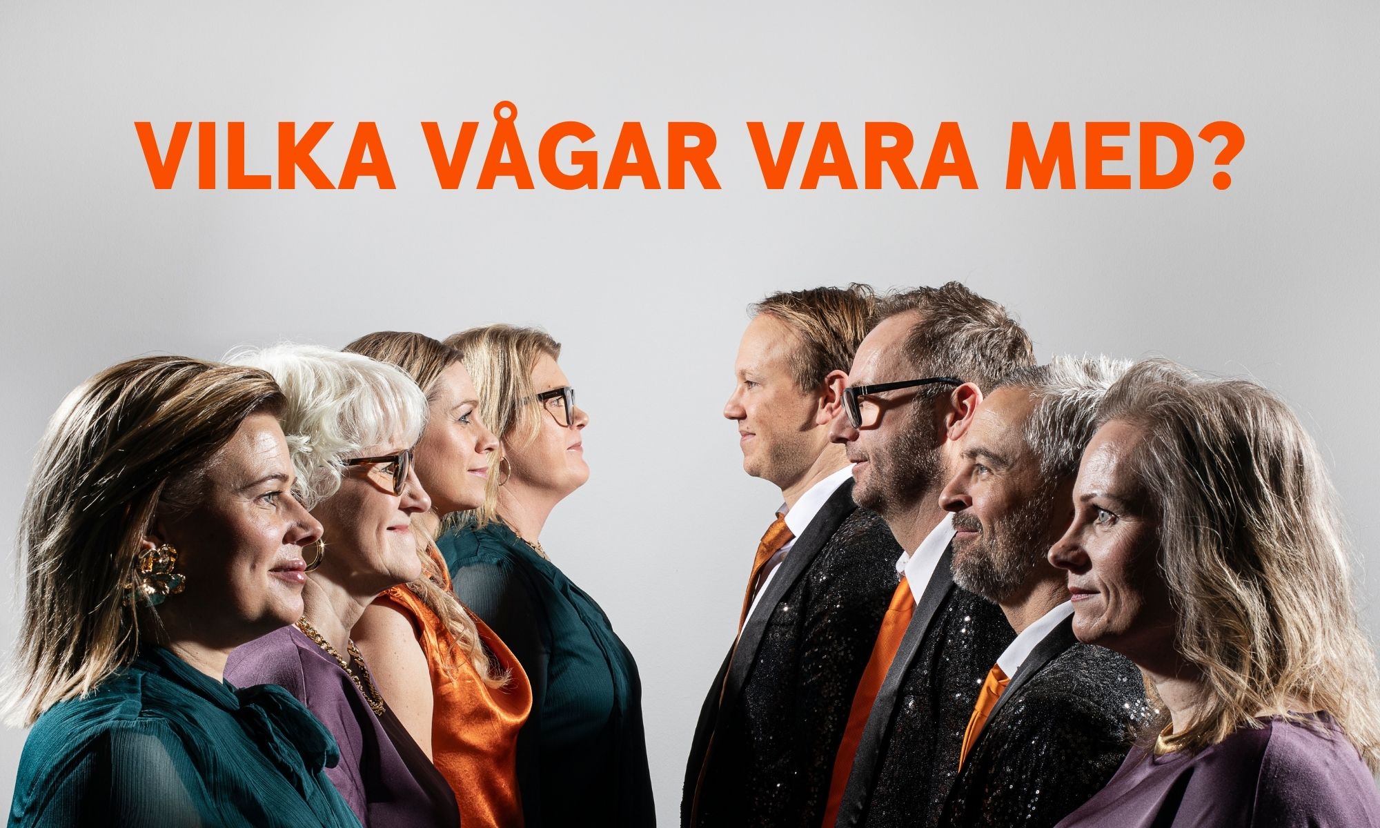 män och kvinnor i profil